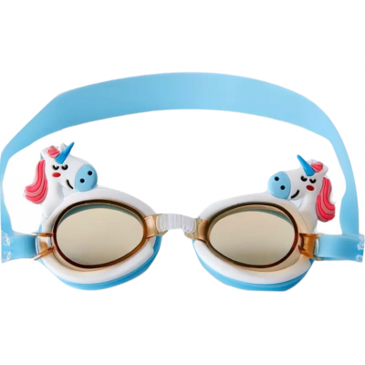 Unicorn duikbril lichtblauw